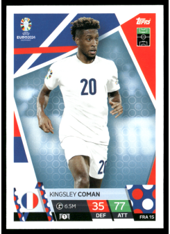 Kingsley Coman, Kartička, Topps Match Attax UEFA EURO 2024, BASE