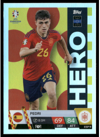 Pedri, Kartička, Topps Match Attax UEFA EURO 2024, BASE