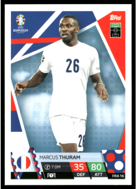 Marcus Thuram, Kartička, Topps Match Attax UEFA EURO 2024, BASE
