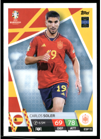 Carlos Soler, Kartička, Topps Match Attax UEFA EURO 2024, BASE