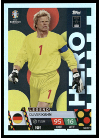 Oliver Kahn, Kartička, Topps Match Attax UEFA EURO 2024, BASE