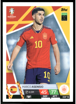 Marco Asensio, Kartička, Topps Match Attax UEFA EURO 2024, BASE