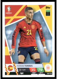 Ferran Torres, Kartička, Topps Match Attax UEFA EURO 2024, BASE