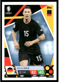 Niklas Süle, Kartička, Topps Match Attax UEFA EURO 2024, BASE