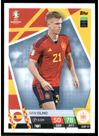 Dani Olmo, Kartička, Topps Match Attax UEFA EURO 2024, BASE