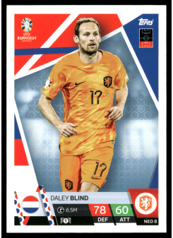 Daley Blind, Kartička, Topps Match Attax UEFA EURO 2024, BASE
