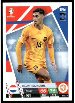Tijjani Reijnders, Kartička, Topps Match Attax UEFA EURO 2024, BASE