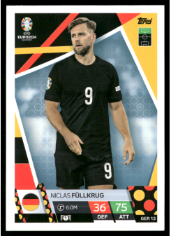 Niclas Füllkrug, Kartička, Topps Match Attax UEFA EURO 2024, BASE