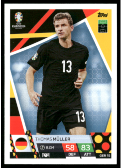 Thomas Müller, Kartička, Topps Match Attax UEFA EURO 2024, BASE