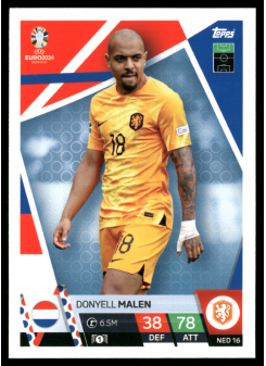 Donyell Malen, Kartička, Topps Match Attax UEFA EURO 2024, BASE