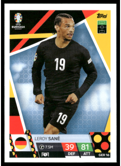 Leroy Sané, Kartička, Topps Match Attax UEFA EURO 2024, BASE