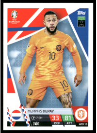 Memphis Depay, Kartička, Topps Match Attax UEFA EURO 2024, BASE