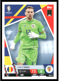 Ionuț Radu, Kartička, Topps Match Attax UEFA EURO 2024, BASE