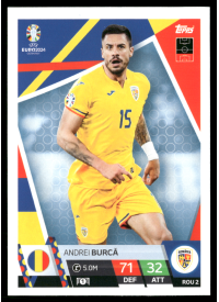 Andrei Burcă, Kartička, Topps Match Attax UEFA EURO 2024, BASE
