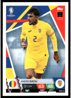 Andrei Rațiu, Kartička, Topps Match Attax UEFA EURO 2024, BASE