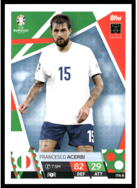 Francesco Acerbi, Kartička, Topps Match Attax UEFA EURO 2024, BASE