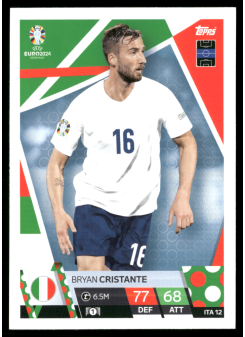 Bryan Cristante, Kartička, Topps Match Attax UEFA EURO 2024, BASE
