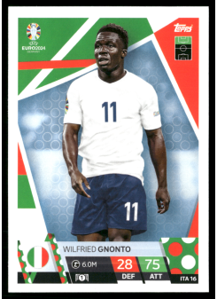 Wilfried Gnonto, Kartička, Topps Match Attax UEFA EURO 2024, BASE