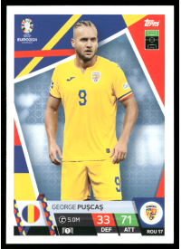 George Puşcaş, Kartička, Topps Match Attax UEFA EURO 2024, BASE