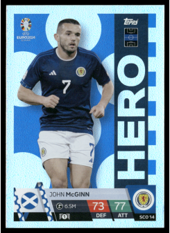 John McGinn, Kartička, Topps Match Attax UEFA EURO 2024, BASE