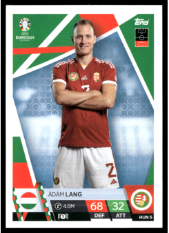 Ádám Lang, Kartička, Topps Match Attax UEFA EURO 2024, BASE