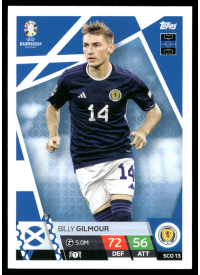 Billy Gilmour, Kartička, Topps Match Attax UEFA EURO 2024, BASE
