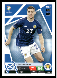 Kenny McLean, Kartička, Topps Match Attax UEFA EURO 2024, BASE