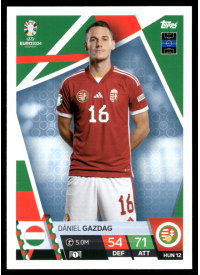 Dániel Gazdag, Kartička, Topps Match Attax UEFA EURO 2024, BASE