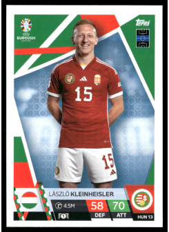 László Kleinheisler, Kartička, Topps Match Attax UEFA EURO 2024, BASE