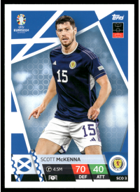 Scott McKenna, Kartička, Topps Match Attax UEFA EURO 2024, BASE