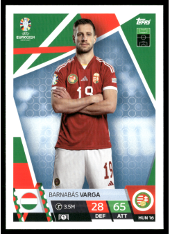 Barnabás Varga, Kartička, Topps Match Attax UEFA EURO 2024, BASE