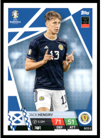 Jack Hendry, Kartička, Topps Match Attax UEFA EURO 2024, BASE