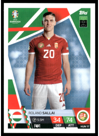 Roland Sallai, Kartička, Topps Match Attax UEFA EURO 2024, BASE