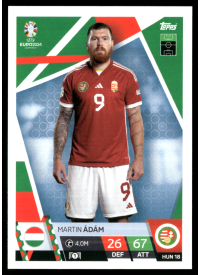 Martin Ádám, Kartička, Topps Match Attax UEFA EURO 2024, BASE