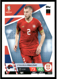 Strahinja Pavlović, Kartička, Topps Match Attax UEFA EURO 2024, BASE