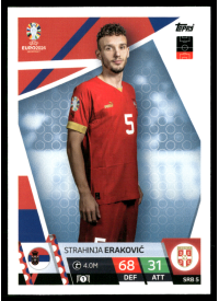 Strahinja Eraković, Kartička, Topps Match Attax UEFA EURO 2024, BASE