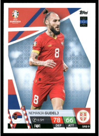 Nemanja Gudelj, Kartička, Topps Match Attax UEFA EURO 2024, BASE