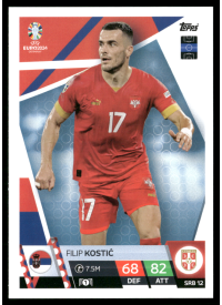 Filip Kostić, Kartička, Topps Match Attax UEFA EURO 2024, BASE