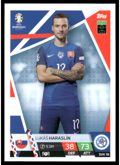 Lukáš Haraslín, Kartička, Topps Match Attax UEFA EURO 2024, BASE
