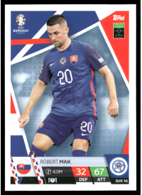 Róbert Mak, Kartička, Topps Match Attax UEFA EURO 2024, BASE