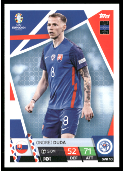 Ondrej Duda, Kartička, Topps Match Attax UEFA EURO 2024, BASE