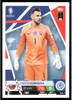 Martin Dúbravka, Kartička, Topps Match Attax UEFA EURO 2024, BASE