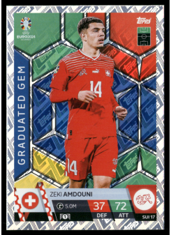 Zeki Amdouni, Kartička, Topps Match Attax UEFA EURO 2024, BASE