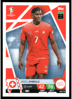 Breel Embolo, Kartička, Topps Match Attax UEFA EURO 2024, BASE