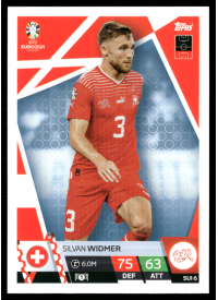 Silvan Widmer, Kartička, Topps Match Attax UEFA EURO 2024, BASE Silvan Widmer, Kartička, Topps Match Attax UEFA EURO 2024, BASE