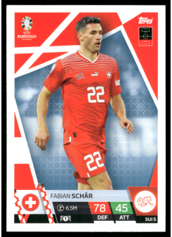 Fabian Schär, Kartička, Topps Match Attax UEFA EURO 2024, BASE