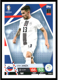 Erik Janža, Kartička, Topps Match Attax UEFA EURO 2024, BASE