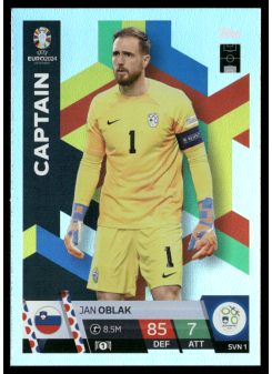 Jan Oblak, Kartička, Topps Match Attax UEFA EURO 2024, BASE
