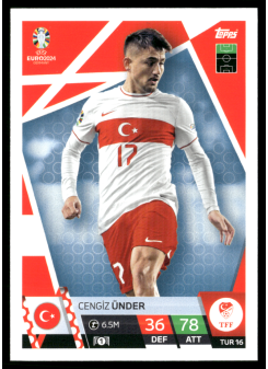 Cengiz Ünder, Kartička, Topps Match Attax UEFA EURO 2024, BASE