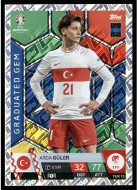 Arda Güler, Kartička, Topps Match Attax UEFA EURO 2024, BASE